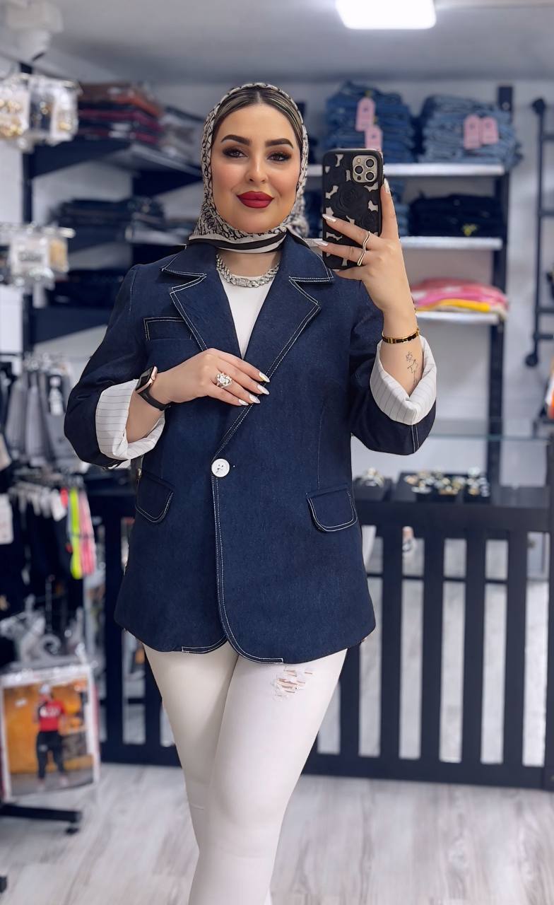 کت جین آستین‌زار درجه‌یک