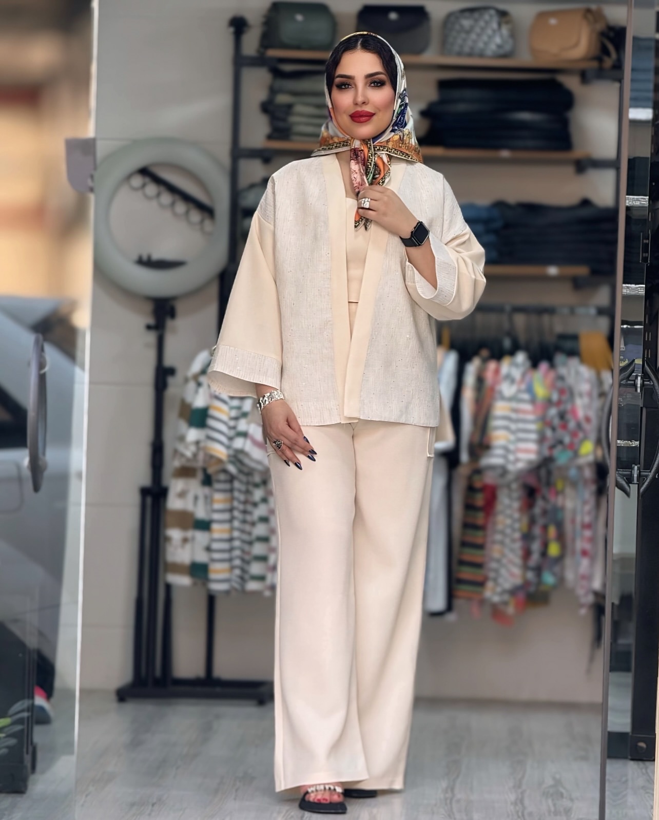 ست سه تیکه حصیری