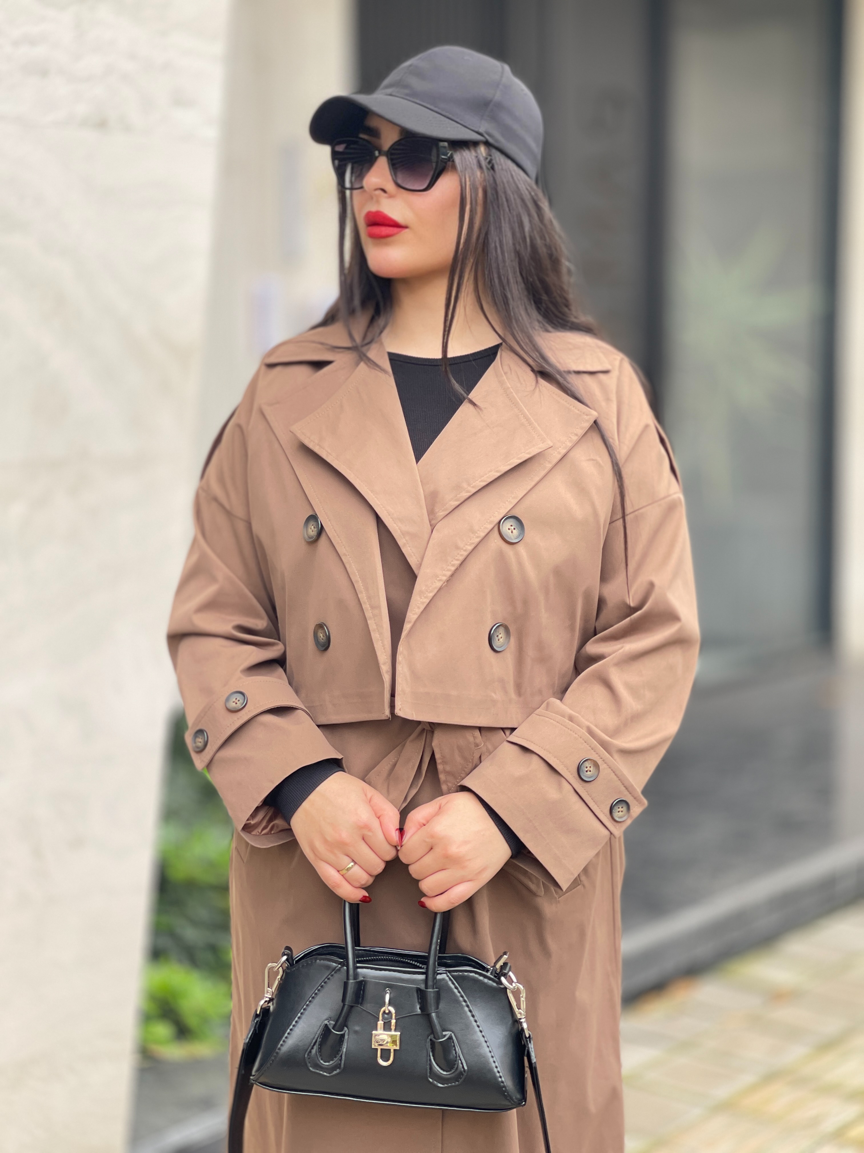 ترنچ کت دو تیکه