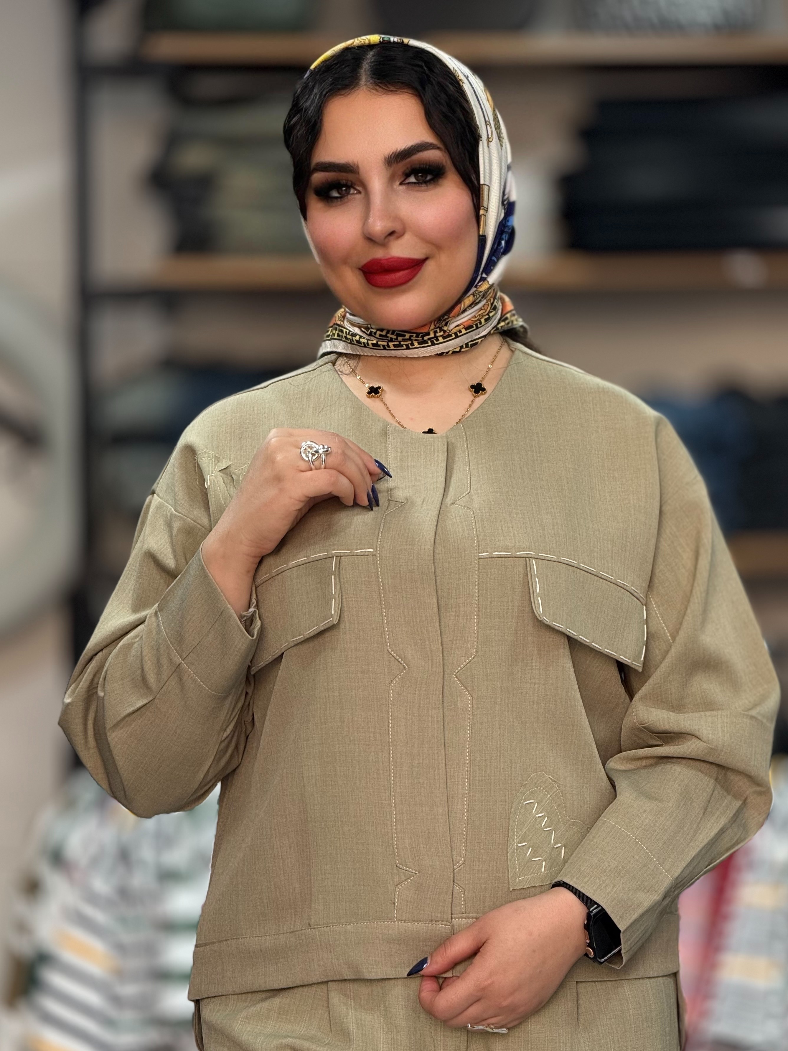 ست کت شلوار قلبی